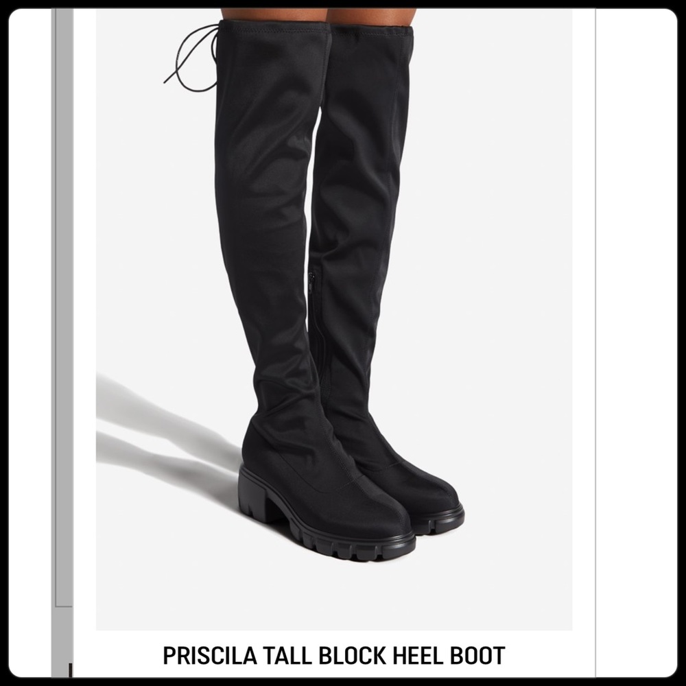 NWT Black Tall Boots
